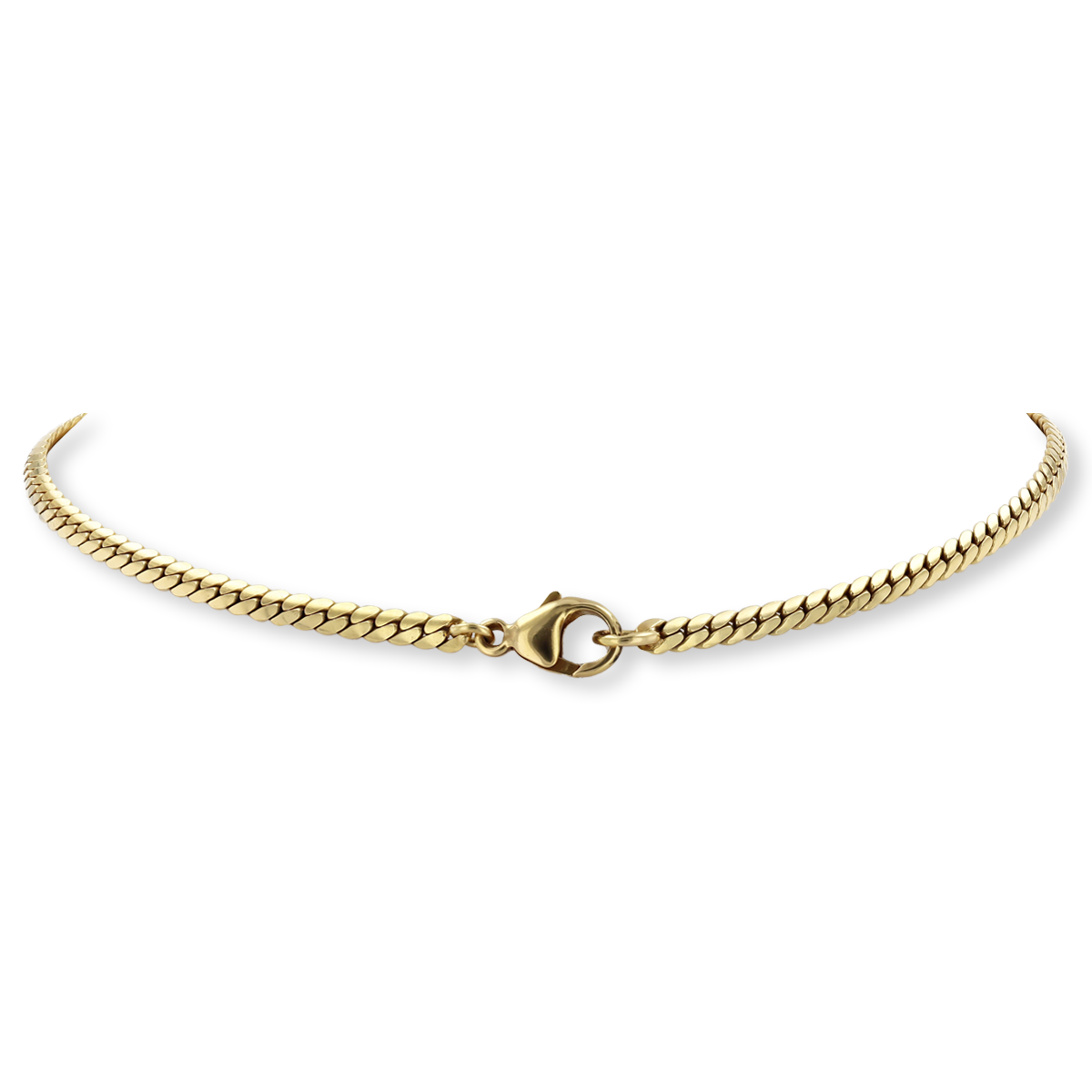 18ct Yellow & White Gold Diamond Fan Collarette Necklace - Clasp
