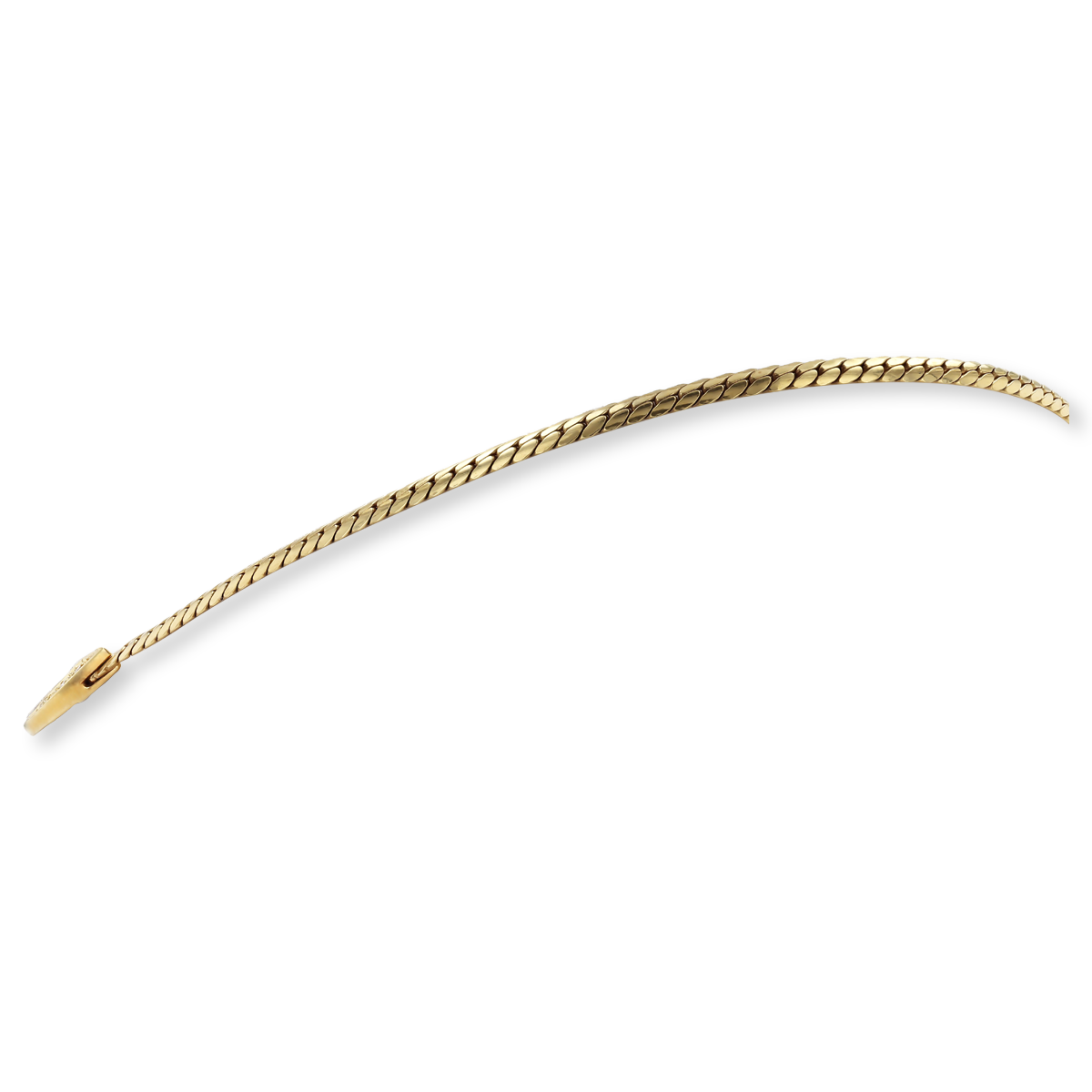 18ct Yellow & White Gold Diamond Fan Collarette Necklace - Side
