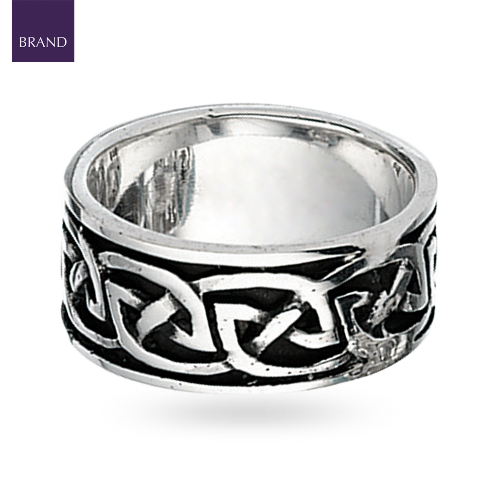 Silver celtic clearance knot ring