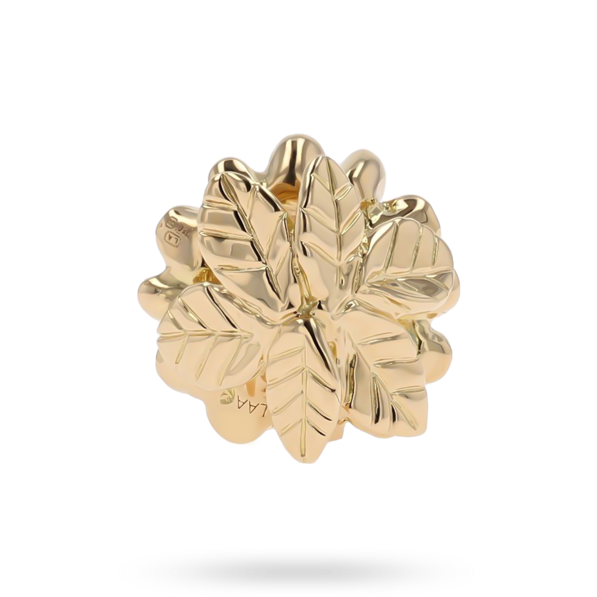 Trollbeads Exclusive 18ct Yellow Gold Chrysanthemum of November