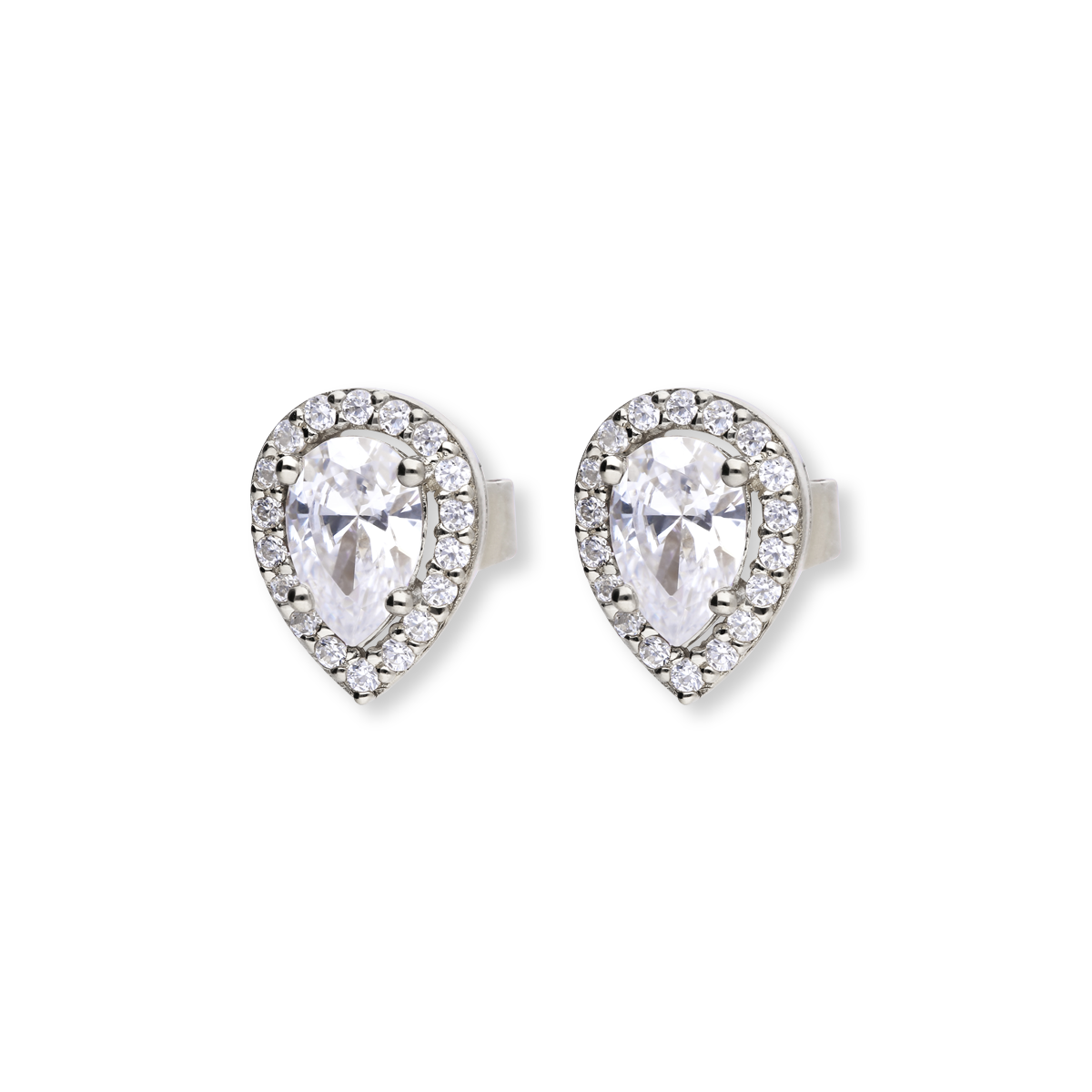 Teardrop Cubic Zirconia Earrings