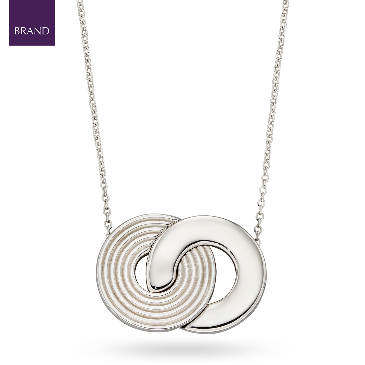 Sterling Silver Ripple Textured Necklace