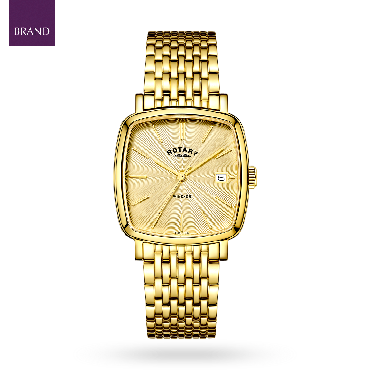 Rotary Heritage Astoria, Champagne Dial with Gold Plated Bracelet - GB05308/03