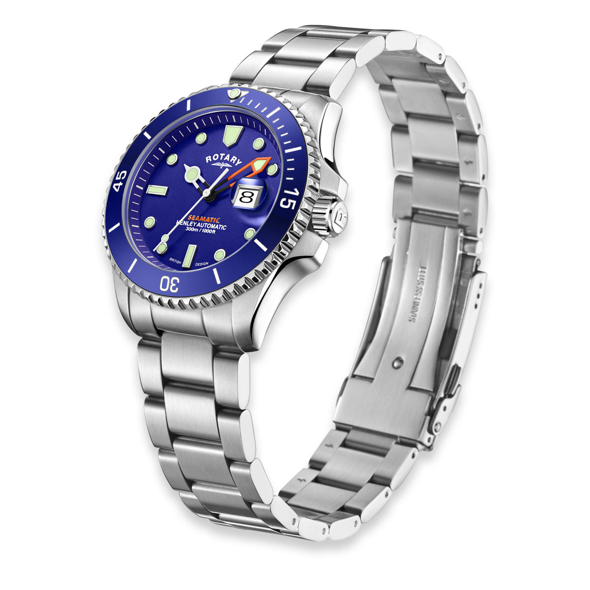 Rotary divers watch outlet 300m