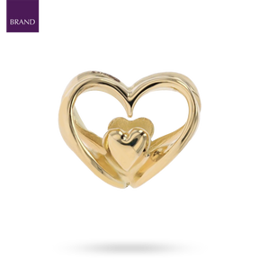 Trollbeads Exclusive 18ct Yellow Gold Heart to Heart