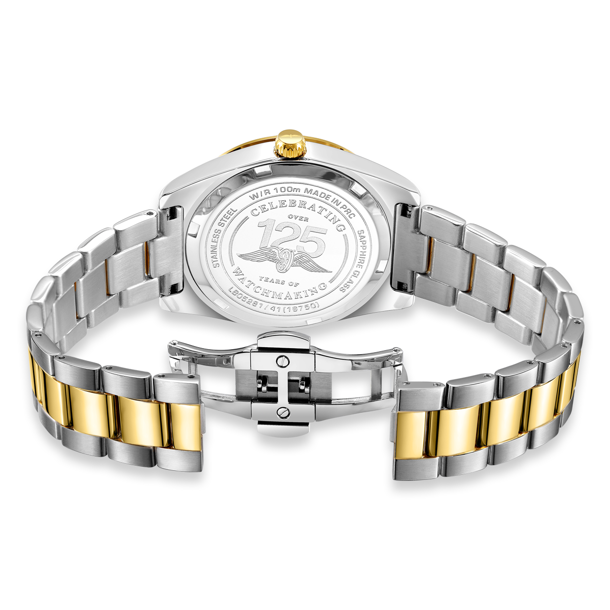 Rotary Henley 2-Tone Watch, Mother of Pearl Dial with Stainless Steel Bracelet - LB05281/41