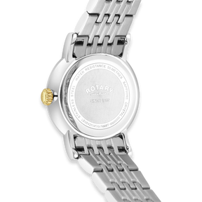 Rotary Windsor 2-Tone Diamond Set, Mother of Pearl Dial with Stainless Steel Bracelet - LB05421/41/D