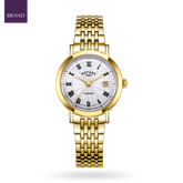 Rotary Heritage Watch, Silver Dial with Gold Plated Bracelet - LB05423/01
