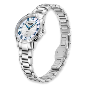 Rotary Cambridge Watch, Mother of Pearl Round Dial with Stainless Steel Bracelet - LB05425/07