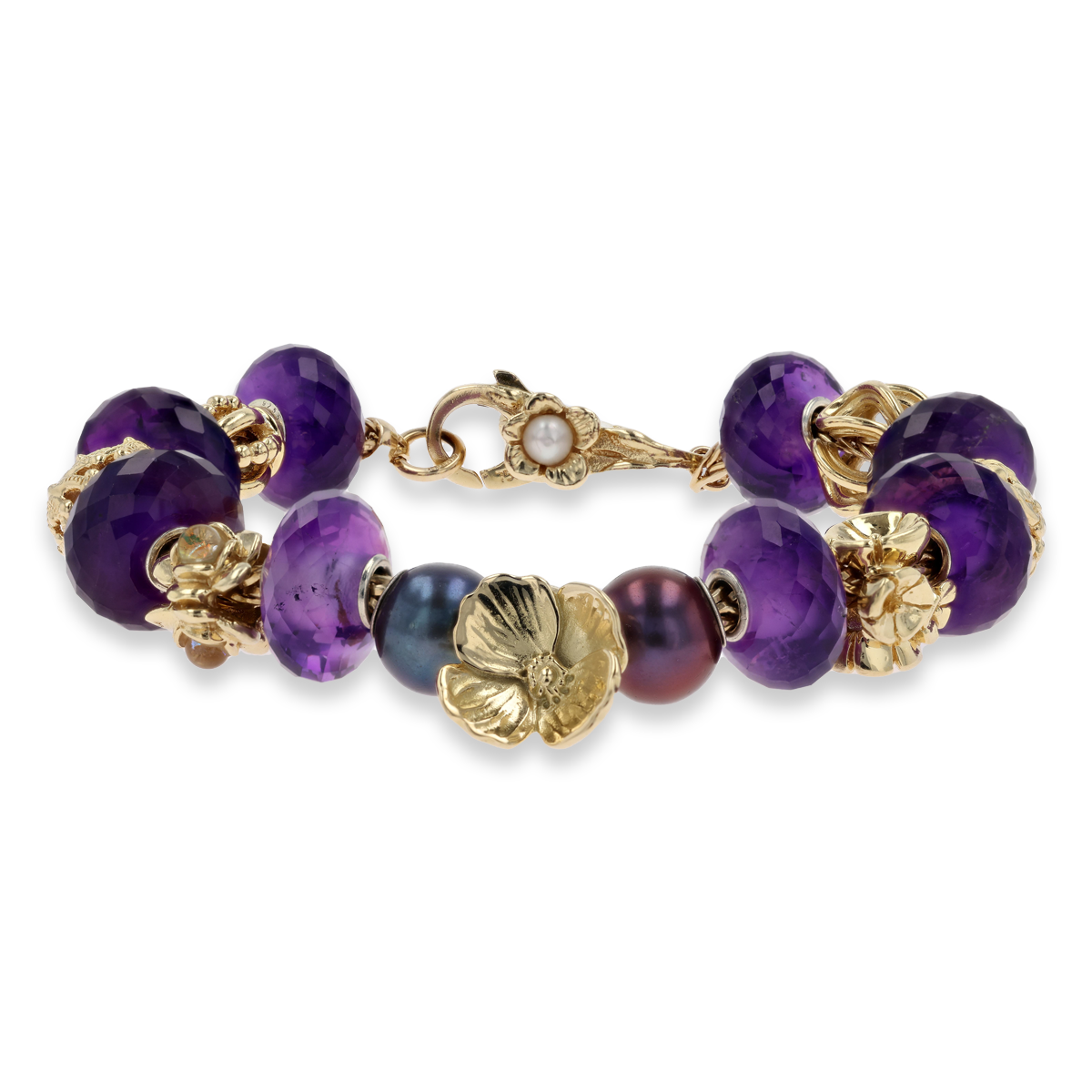 Trollbeads Exclusive 18ct Yellow Gold Lovers Faith on Inspiration Bracelet