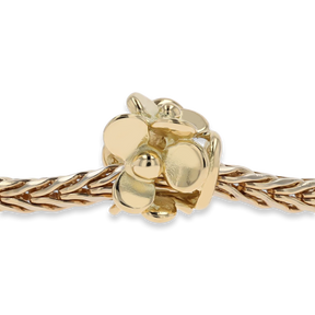 Trollbeads Exclusive 18ct Yellow Gold Lush Meadow on Bracelet