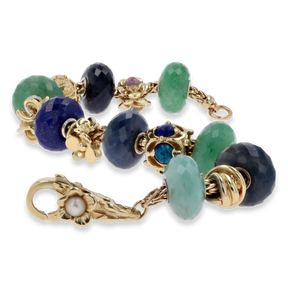 Trollbeads Exclusive 18ct Yellow Gold Lush Meadow on Inspiration Bracelet