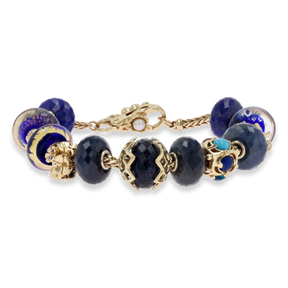 Trollbeads Exclusive 18ct Yellow Gold On Top on Inspiration Bracelet