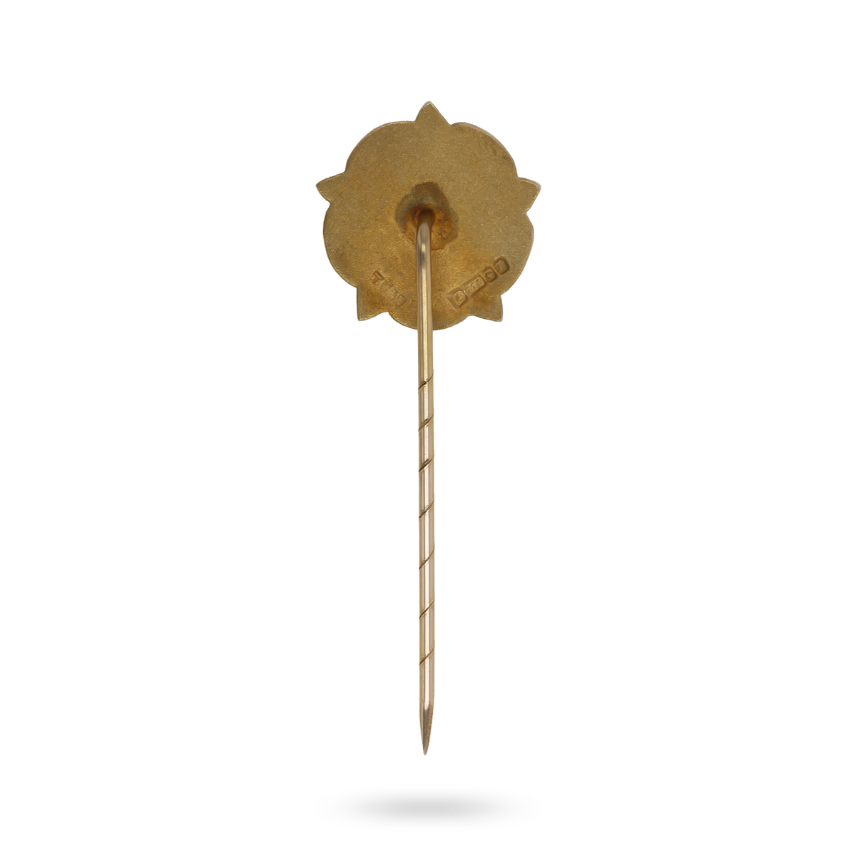 9ct Yellow Gold Tudor Rose Stick Pin