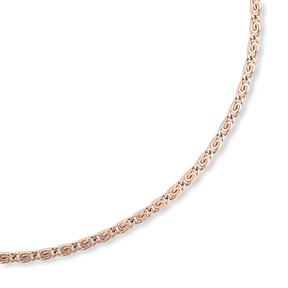 9ct Rose Gold Scroll Link Chain