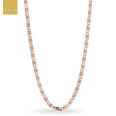 9ct Rose Gold Scroll Link Chain