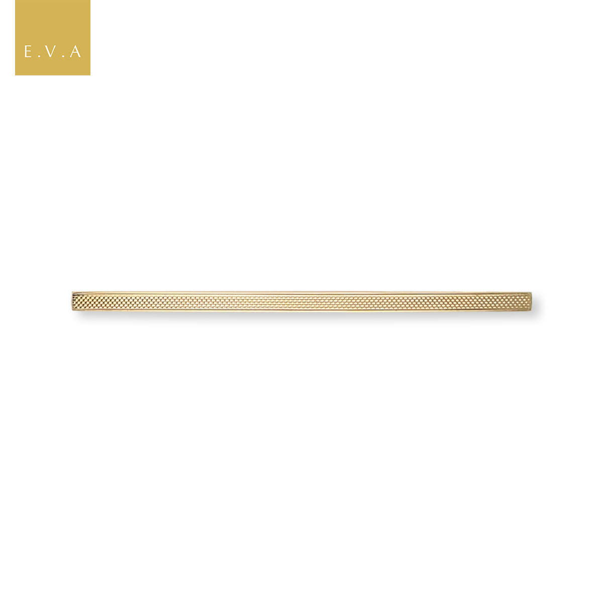 9ct Yellow Gold Engine Turned Tie Bar