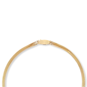 9ct Yellow Gold Triple Venetian Box Link Necklace