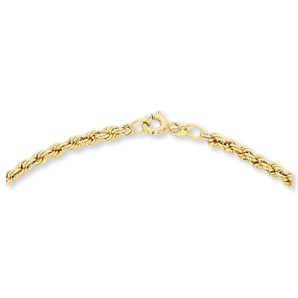 9ct Yellow Gold Rope Tassel Necklace