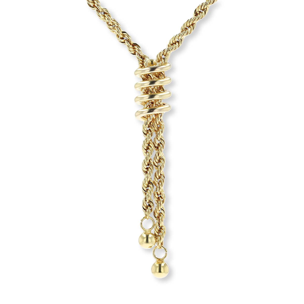 Rope tassel necklace discount