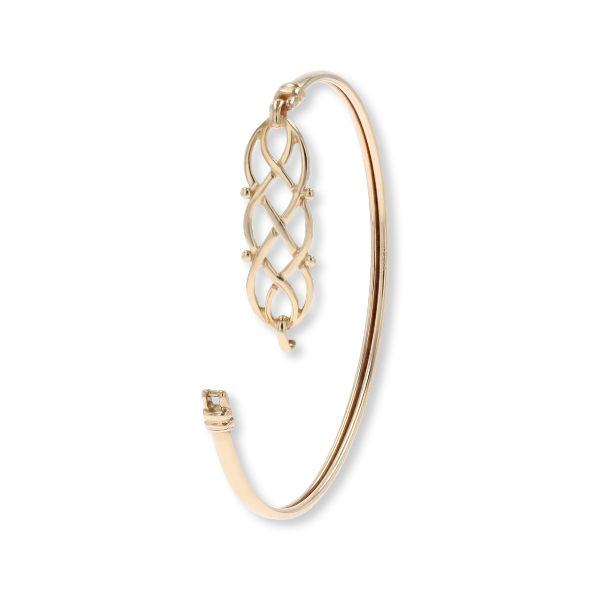 9ct Yellow Gold Sailor’s Celtic Knot Tension Bangle
