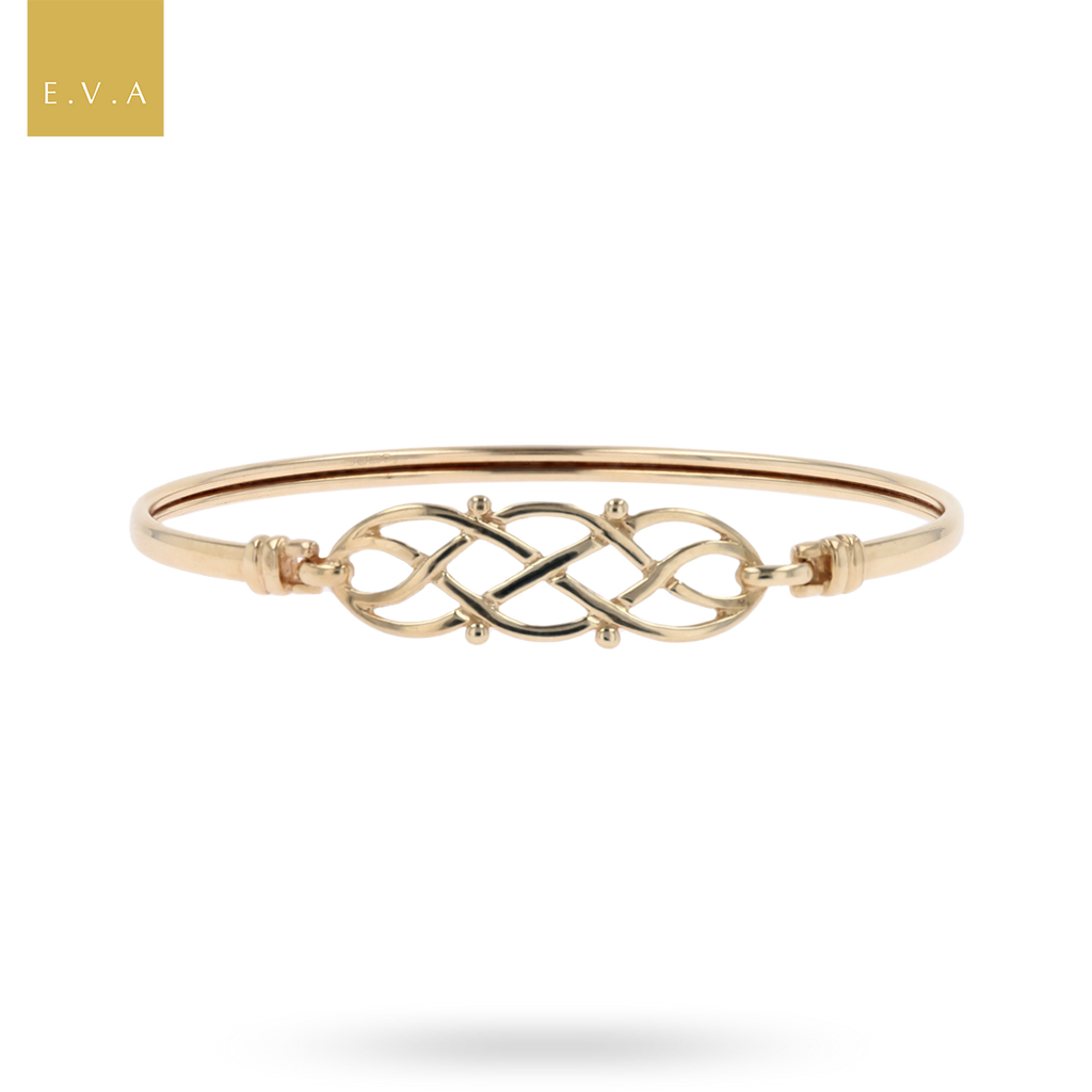 9ct gold 2025 celtic bangle