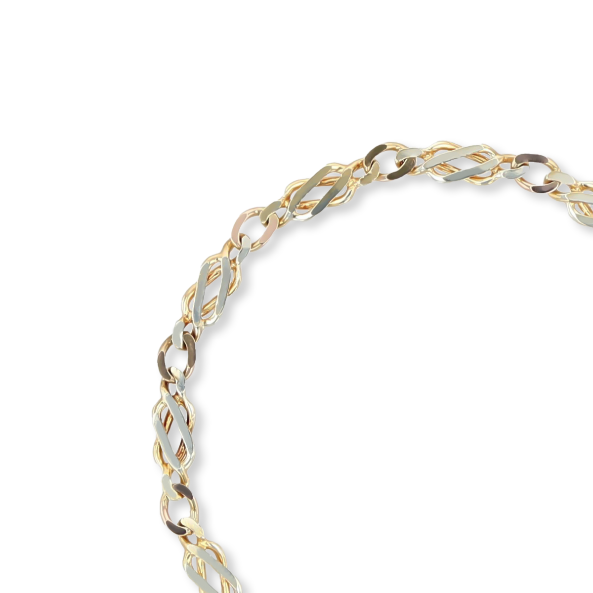 9ct Multi-Gold Celtic Link Bracelet
