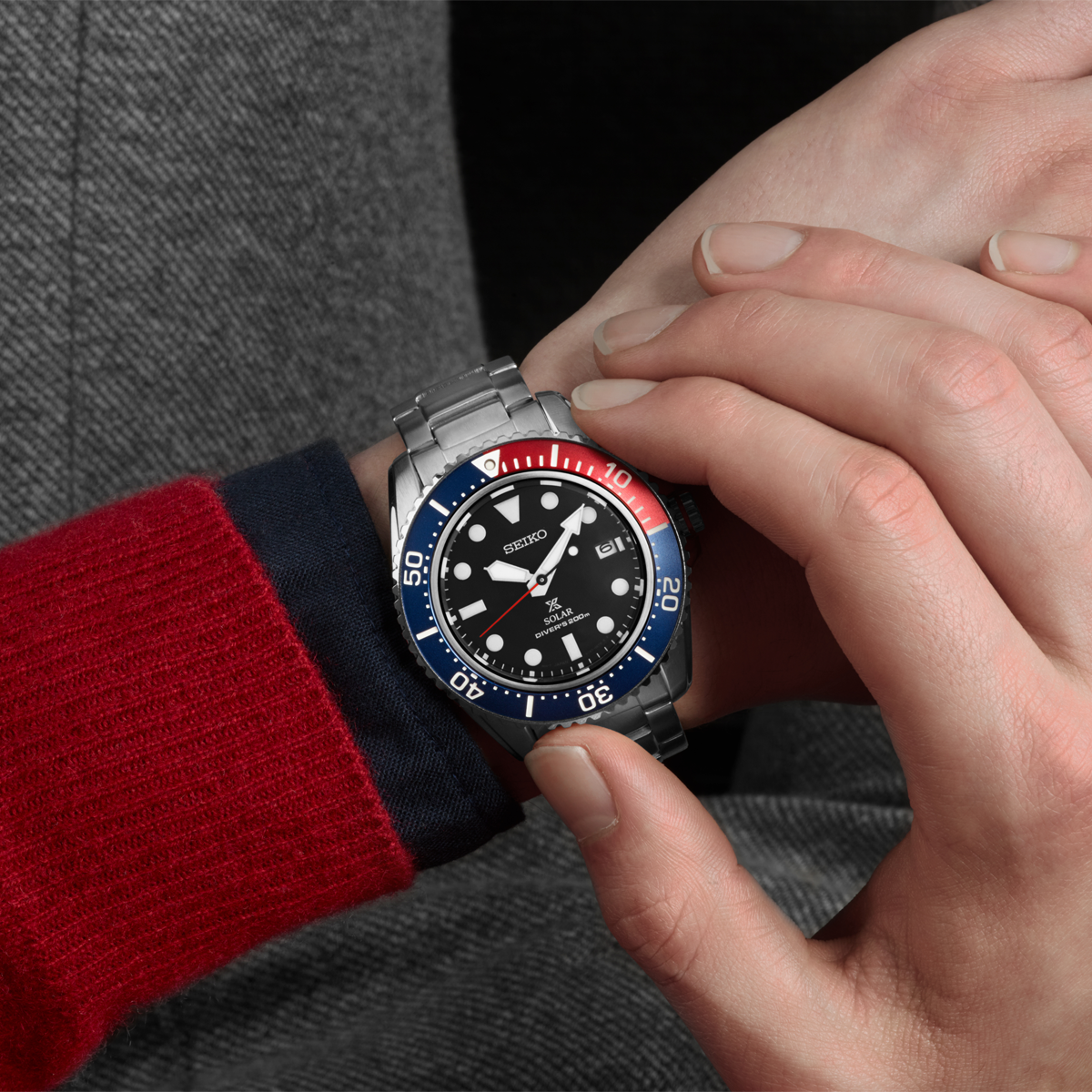 Seiko red blue bezel best sale