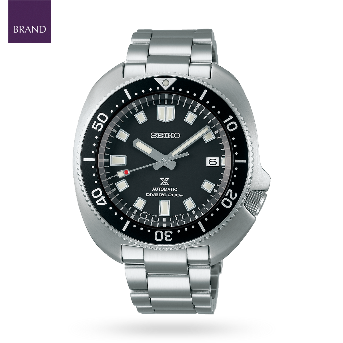 Seiko Prospex “Willard” Automatic, Black Bezel with Stainless Steel Bracelet - SPB151J1