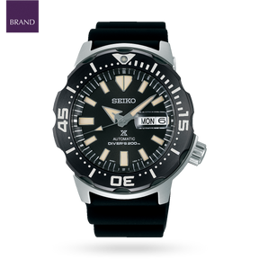 Seiko Prospex “The Monster” Automatic, Black Bezel with Black Silicone Strap - SRPD27K1
