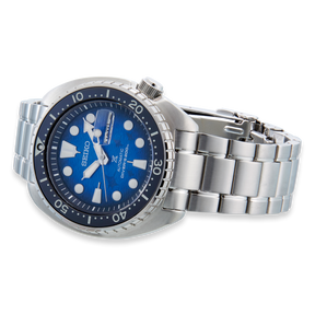 Seiko Prospex “Save The Ocean” Turtle Scuba Diver, Navy Bezel with Stainless Steel Bracelet - SRPE39K1