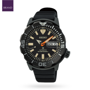 Seiko Prospex “Black Series Monster” Automatic, Black Bezel with Black Silicone Strap - SRPH13K1