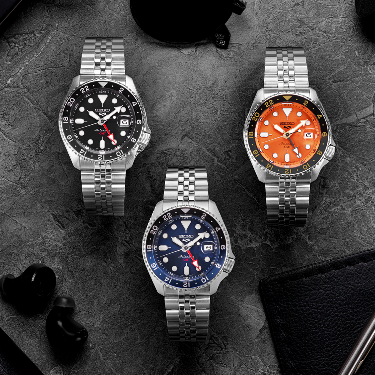 Seiko 5 Sports “Black Grape” GMT, SKX Re-Interpretation - SSK001K1