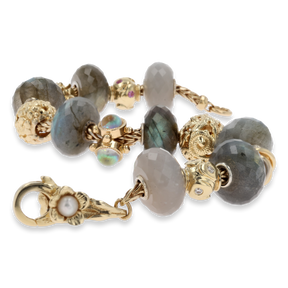 Trollbeads Exclusive 18ct Yellow Gold The Trinity on Inspiration Bracelet