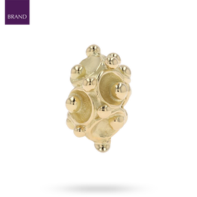 Trollbeads Exclusive 18ct Yellow Gold Water Lily Family